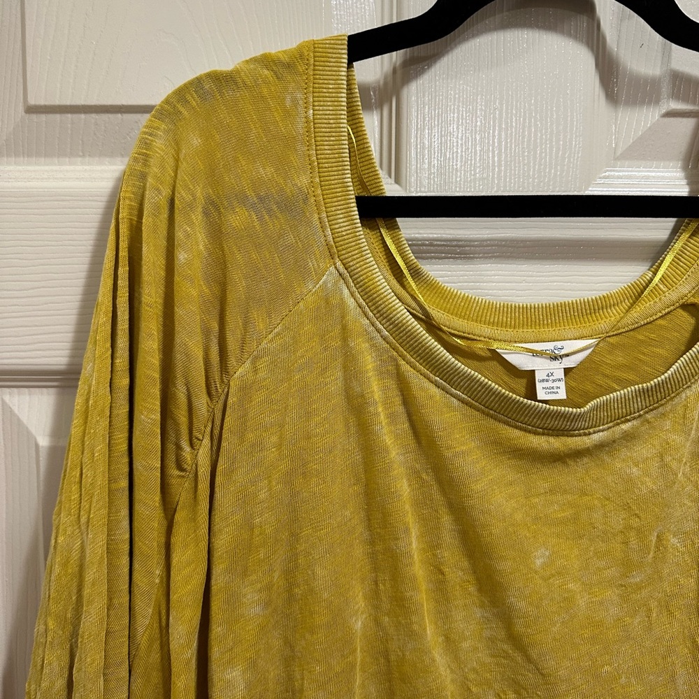 Terra & sky short sleeve gold shirt size 4X - Picture 4 of 5